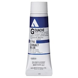 Holbein Acrylic Gouache – Cobalt, 40 ml tube