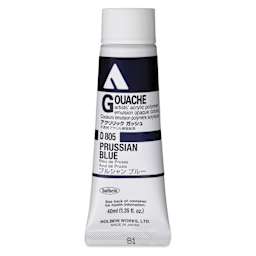 Holbein Acrylic Gouache - Prussian Blue, 40 ml tube
