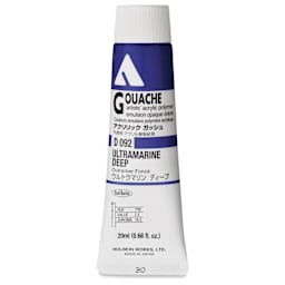 Holbein Acrylic Gouache - Ultramarine Deep, 20 ml tube