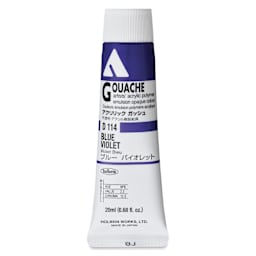 Holbein Acrylic Gouache - Blue Violet, 20 ml tube
