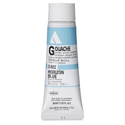 Holbein Acrylic Gouache – Horizon Blue, 40 ml tube
