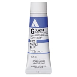 Holbein Acrylic Gouache – Smalt Blue, 40 ml tube