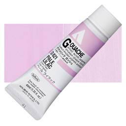 Holbein Acrylic Gouache - Pale Lilac, 40 ml tube and swatch