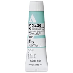 Holbein Acrylic Gouache - Ice Green, 20 ml tube