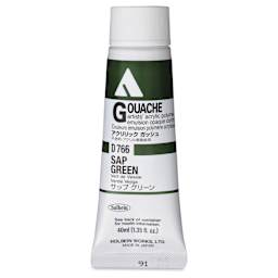 Holbein Acrylic Gouache – Sap Green, 40 ml tube