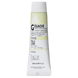 Holbein Acrylic Gouache - Pale Lime, 20 ml tube