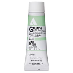 Holbein Acrylic Gouache – Mint Green, 40 ml tube