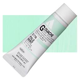 Holbein Acrylic Gouache - Pale Mint, 40 ml tube and swatch