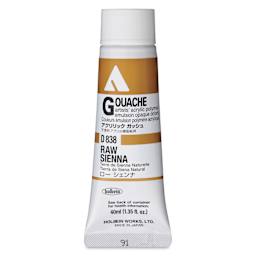 Holbein Acrylic Gouache – Raw Sienna, 40 ml tube