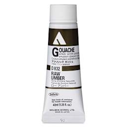 Holbein Acrylic Gouache – Raw Umber, 40 ml tube