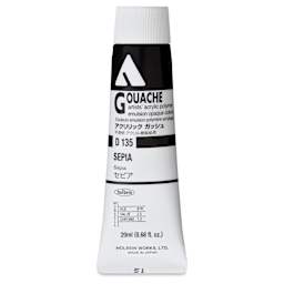Holbein Acrylic Gouache - Sepia, 20 ml tube
