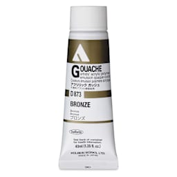 Holbein Acrylic Gouache - Bronze, 40 ml tube