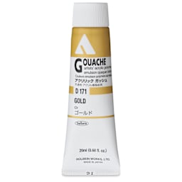Holbein Acrylic Gouache - Gold, 20 ml tube