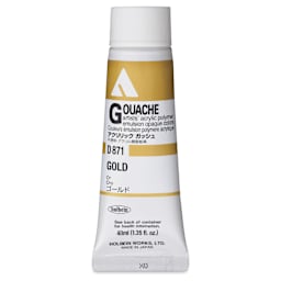 Holbein Acrylic Gouache - Gold, 40 ml tube