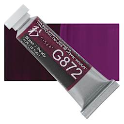 Holbein Irodori Artist Gouache - Peony, 15 ml, Tube and swatch