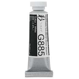 Holbein Irodori Artist Gouache - White, 15 ml, Tube (Front of tube)