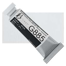 Holbein Irodori Artist Gouache - White, 15 ml, Tube and swatch