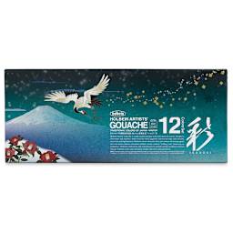 Holbein Irodori Artist Gouache - Winter, Set of 12, 15 ml, Front of packaging