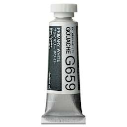 Holbein Artists' Gouache - Primary White, 15 ml tube