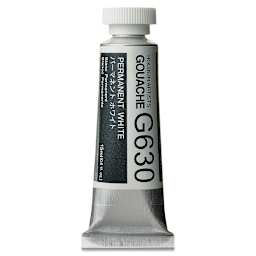 Holbein Artists' Gouache - Permanent White, 15 ml tube