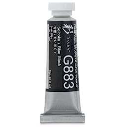 Holbein Irodori Artist Gouache - Blue Black, 15 ml, Tube (Front of tube)