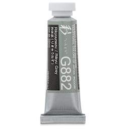 Holbein Irodori Artist Gouache - Rikyu Grey, 15 ml, Tube (Front of tube)