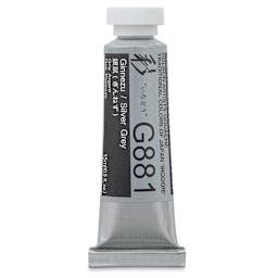 Holbein Irodori Artist Gouache - Silver Grey, 15 ml, Tube (Front of tube)