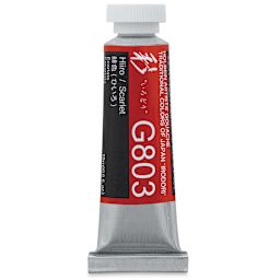 Holbein Irodori Artist Gouache - Scarlet, 15 ml, Tube (Front of tube)