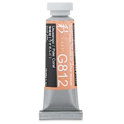 Holbein Irodori Artist Gouache - Pale Coral, 15 ml, Tube (Front of tube)