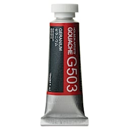 Holbein Artists' Gouache - Geranium Primary, 15 ml tube