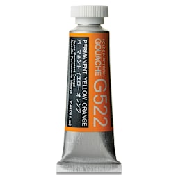 Holbein Artists' Gouache - Permanent Yellow Orange, 15 ml tube