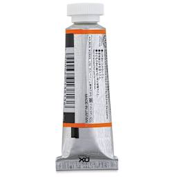 Holbein Irodori Artist Gouache - Orange Yellow, 15 ml, Tube (Back of tube)