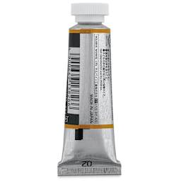 Holbein Irodori Artist Gouache - Amber, 15 ml, Tube back