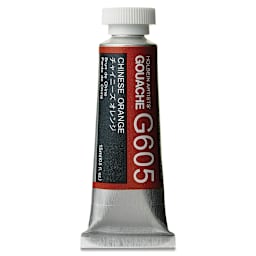 Holbein Artists' Gouache - Chinese Orange, 15 ml tube