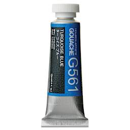 Holbein Artists' Gouache - Turquoise Blue, 15 ml tube