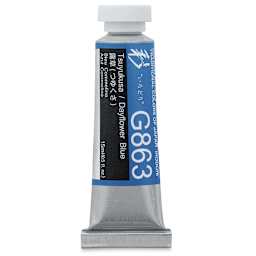 Holbein Irodori Artist Gouache - Dayflower Blue, 15 ml, Tube (Front of tube)