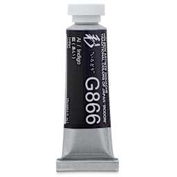 Holbein Irodori Artist Gouache - Indigo, 15 ml, Tube (Front of tube)
