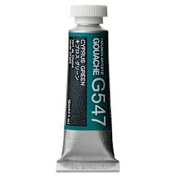 Holbein Artists' Gouache - Cyprus Green, 15 ml tube