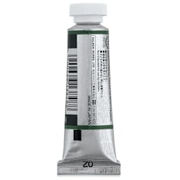 Holbein Irodori Artist Gouache - Pine Tree Green, 15 ml, Tube (Back of tube)