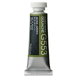Holbein Artists' Gouache - Moss Green, 15 ml tube