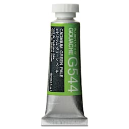 Holbein Artists' Gouache - Cadmium Green Pale, 15 ml tube