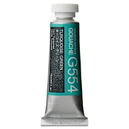 Holbein Artists' Gouache - Turquoise Green, 15 ml tube