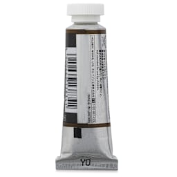 Holbein Irodori Artist Gouache - Dark Brown, 15 ml, Tube (Back of tube)