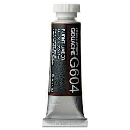 Holbein Artists' Gouache - Burnt Umber, 15 ml tube