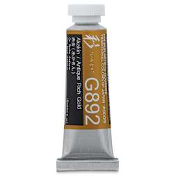 Holbein Irodori Artist Gouache - Antique Rich Gold, 15 ml, Front of tube