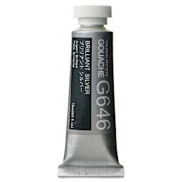 Holbein Artists' Gouache - Brilliant Silver, 15 ml tube