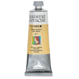 Maimeri Artist Gouache - Zinc White, 60 ml tube