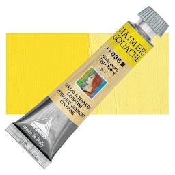 Maimeri Artist Gouache - Light Yellow, 20 ml tube and swatch