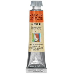 Maimeri Artist Gouache - Brilliant Orange, 20 ml  tube
