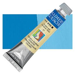 Maimeri Artist Gouache - Cerulean Blue Hue, 20 ml tube and swatch